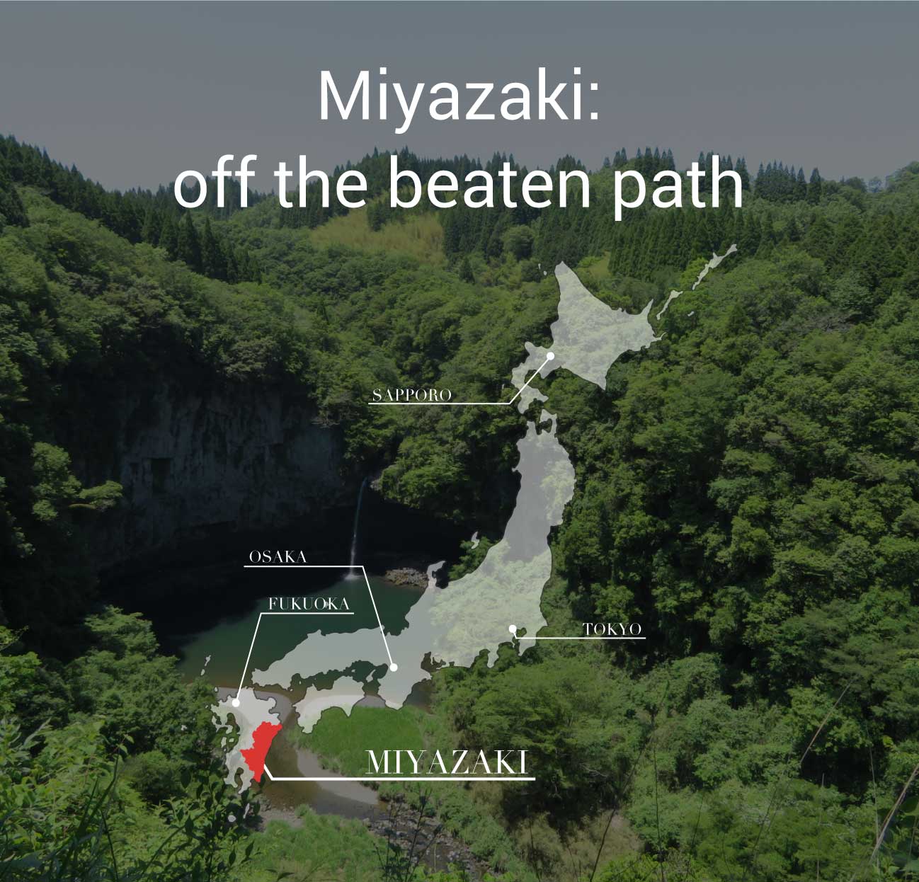 off the beaten path in Miyazaki
