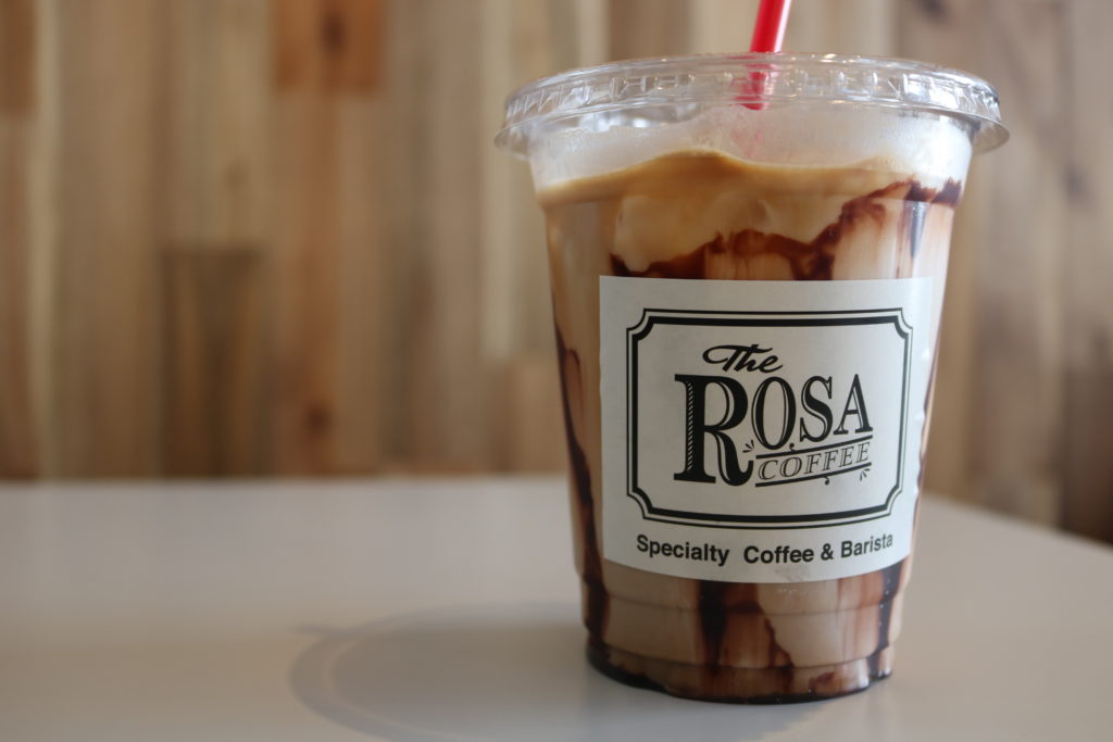 the rosa coffe speciality coffee high quality coffee lover cafe delicious blend latte art miyazaki japan